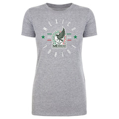 Mexico National Team 500 Level Women's Futbol T-Shirt Heather Gray - FIFA World CUP
