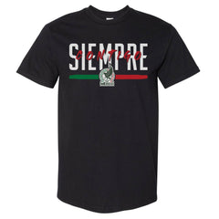 Mexico National Team 500 Level Siempre Contigo Heavyweight T-Shirt Black - FIFA World CUP