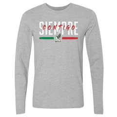 Mexico National Team 500 Level Siempre Contigo Long Sleeve T-Shirt Heather Gray - FIFA World CUP