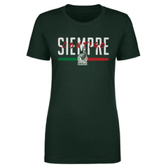 Mexico National Team 500 Level Women's Siempre Contigo T-Shirt Dark Green - FIFA World CUP