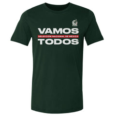 Mexico National Team 500 Level Vamos Todos Cotton T-Shirt Forest Green - FIFA World CUP