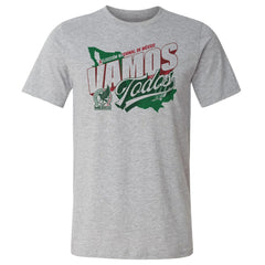 Mexico National Team 500 Level Vamos Todos Country Cotton T-Shirt Heather Gray - FIFA World CUP