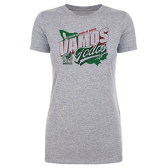 Mexico National Team 500 Level Women's Vamos Todos Country T-Shirt Heather Gray - FIFA World CUP
