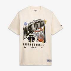 Washington Wizards Oversized City Edition Remix Vintage T-Shirt Cream - NBA
