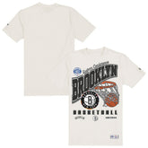 Brooklyn Nets Oversized City Edition Remix Vintage T-Shirt Cream - NBA