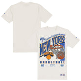 New York Knicks Oversized City Edition Remix Vintage T-Shirt Cream - NBA