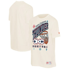 Oklahoma City Thunder Oversized City Edition Remix Vintage T-Shirt Cream - NBA