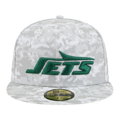 New York Jets New Era 2025 Salute to Service Fan Pack 59FIFTY Fitted Hat White | NFL