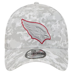 Arizona Cardinals New Era 2025 Salute to Service Digital Camo Fan Pack 39THIRTY Flex Hat White | NFL