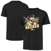 Paul Skenes Pittsburgh Pirates '47 Player Caricature Franklin T-Shirt - MLB