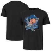 Shohei Ohtani Los Angeles Dodgers '47 Player Caricature Franklin T-Shirt - MLB