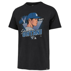 Shohei Ohtani Los Angeles Dodgers '47 Player Caricature Franklin T-Shirt - MLB