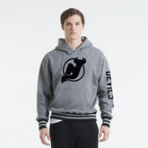 New Jersey Devils Todd Snyder Pullover Hoodie - Dark Heather Gray - NHL