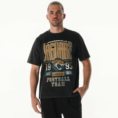 Jacksonville Jaguars The Wild Collective Unisex Band T-Shirt Black | NFL