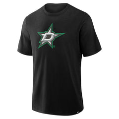 Dallas Stars Fanatics Stadium Slub T-Shirt - Black - NHL