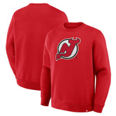 New Jersey Devils Fanatics Essential Legacy Sweatshirt - Red - NHL