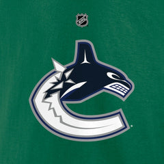 Brock Boeser Vancouver Canucks Fanatics Authentic Stack Name & Number T-Shirt - Green - NHL