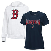 Boston Red Sox G-III 4Her by Carl Banks Women's T-Shirt and Hoodie Combo Pack - MLB