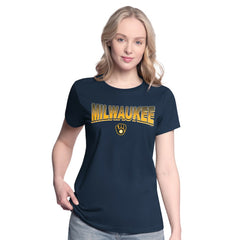 Milwaukee Brewers G-III 4Her by Carl Banks Women's T-Shirt and Hoodie Combo Pack - MLB