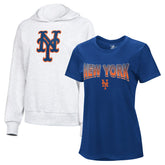 New York Mets G-III 4Her by Carl Banks Women's T-Shirt and Hoodie Combo Pack - MLB