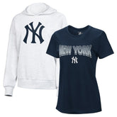 New York Yankees G-III 4Her by Carl Banks Women's T-Shirt and Hoodie Combo Pack - MLB