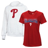 Philadelphia Phillies G-III 4Her by Carl Banks Women's T-Shirt and Hoodie Combo Pack - MLB