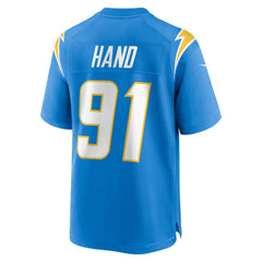 Da'Shawn Hand Los Angeles Chargers Team Game Jersey Powder Blue | Nike for Sale