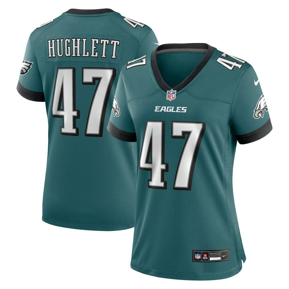 Charley Hughlett Philadelphia Eagles Women's Team Game Jersey Midnight Green | Nike for Sale
