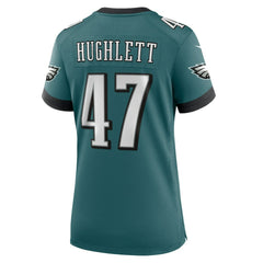 Charley Hughlett Philadelphia Eagles Women's Team Game Jersey Midnight Green | Nike for Sale