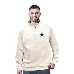Dallas Cowboys MSX by Michael Strahan Cross Training Half-Zip Pullover White | NFL