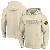 Boston Bruins Fanatics Big &Tall Stitch Hoodie - Cream - NHL
