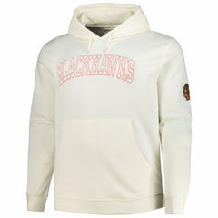 Chicago Blackhawks Fanatics Big &Tall Stitch Hoodie - Cream - NHL