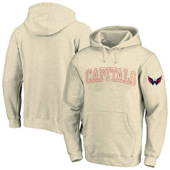 Washington Capitals Fanatics Big &Tall Stitch Hoodie - Cream - NHL