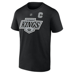 Anze Kopitar Los Angeles Kings Fanatics Authentic Stack Name & Number T-Shirt - Black - NHL