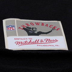San Francisco 49ers Women's Cropped Long Sleeve Rugby Polo Black | Mitchell & Ness