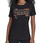 San Francisco Giants Starter Women's Groovy Script Team Fitted T-Shirt - MLB