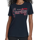 Cleveland Guardians Starter Women's Groovy Script Team Fitted T-Shirt - MLB
