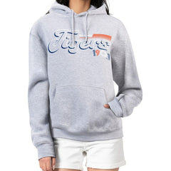 Detroit Tigers Starter Women's Groovy Script Team Fleece Pullover Hoodie - MLB
