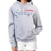 Cleveland Guardians Starter Women's Groovy Script Team Fleece Pullover Hoodie - MLB