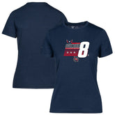 Alexander Ovechkin Washington Capitals Levelwear Women's NHL All-Time Leading Goal Scorer Milestone Stripes Name & Number Maddox T-Shirt - Navy - NHL