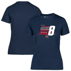 Alexander Ovechkin Washington Capitals Levelwear Women's NHL All-Time Leading Goal Scorer Milestone Stripes Name & Number Maddox T-Shirt - Navy - NHL