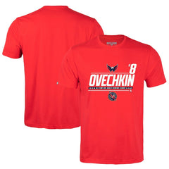 Alexander Ovechkin Washington Capitals Levelwear NHL All-Time Leading Goal Scorer Milestone Name & Number Richmond T-Shirt - Red - NHL