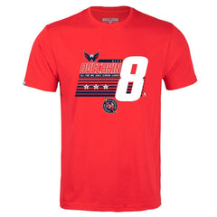 Alexander Ovechkin Washington Capitals Levelwear NHL All-Time Leading Goal Scorer Milestone Stripes Name & Number Richmond T-Shirt - Red - NHL