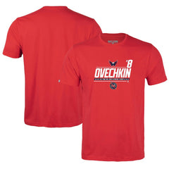 Alexander Ovechkin Washington Capitals Levelwear Youth NHL All-Time Leading Goal Scorer Milestone Name & Number Little Richmond T-Shirt - Red - NHL