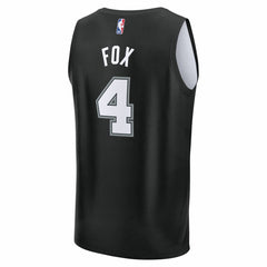 De'Aaron Fox San Antonio Spurs 2025/26 City Edition Fast Break Jersey Black - NBA
