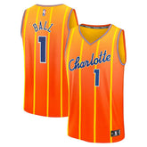 LaMelo Ball Charlotte Hornets 2025/26 City Edition Fast Break Jersey Orange - NBA