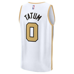 Jayson Tatum Boston Celtics Youth 2025/26 City Edition Fast Break Jersey White - NBA