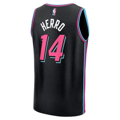 Tyler Herro Miami Heat Youth 2025/26 City Edition Fast Break Jersey Black - NBA