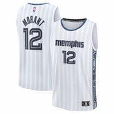Ja Morant Memphis Grizzlies Youth 2025/26 City Edition Fast Break Jersey White - NBA