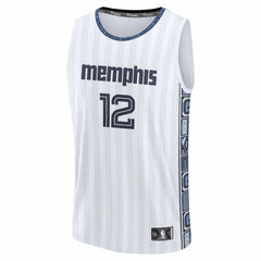 Ja Morant Memphis Grizzlies Youth 2025/26 City Edition Fast Break Jersey White - NBA